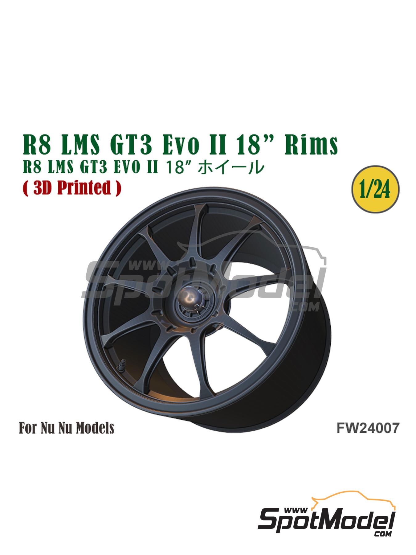 Fat Frog Models FW24007: Rims 1/24 scale - Audi R8 LMS GT3 Evo II